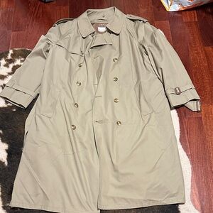 Men's Elegant Tan Trench Coat